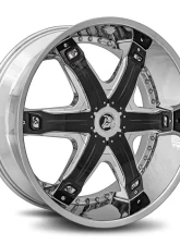 Diablo Fury Wheel 24x10 Blank 35 78.1 Chrome                                     - FUR-241BLNK3578 - Image 4